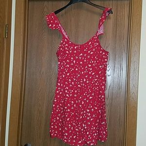 Mossimo red print sun dress
